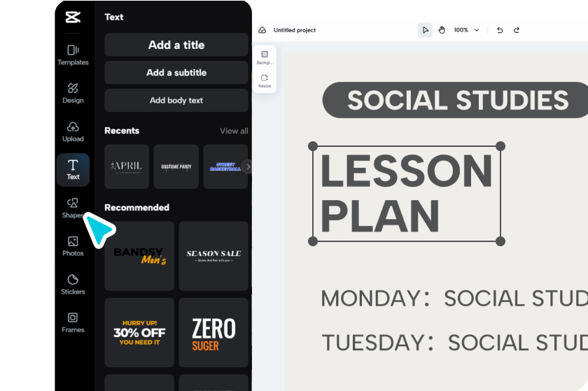 Customize and download your lesson plan